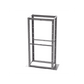Rack de Cuatro Postes Estándar de 19", Rieles Con Orificio Para Tuerca Enjaulada, Profundidad Máxima de 41.5 in, 45 Unidades de Rack, Color Negro