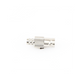 Conector BNC Hembra de 75 Ohm, Anillo Plegable para Cable RG-6/U, Níquel/ Oro/ Teflón.
