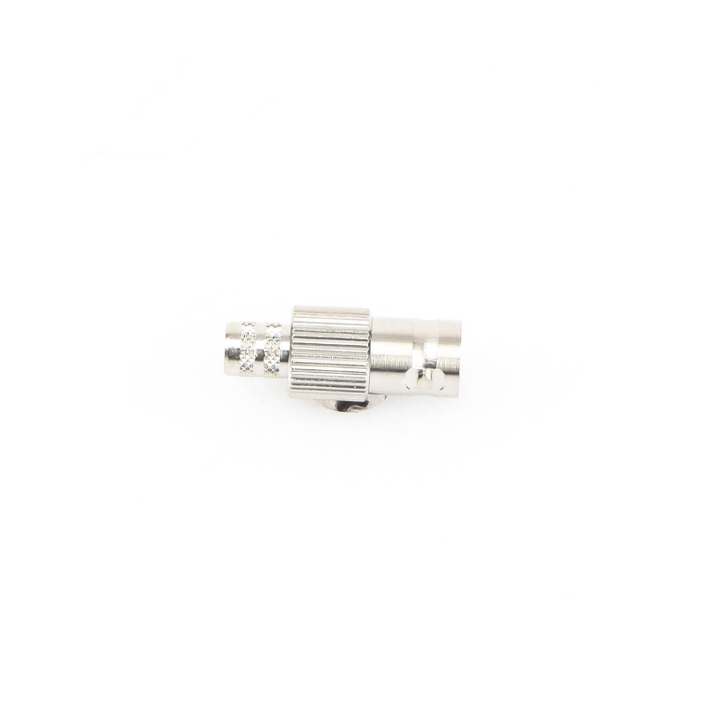 Conector BNC Hembra de 75 Ohm, Anillo Plegable para Cable RG-6/U, Níquel/ Oro/ Teflón.