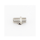 Adaptador Barril para 75 Ohm, de Conector F Hembra a F Hembra, Níquel/ Estaño/ Polietileno.