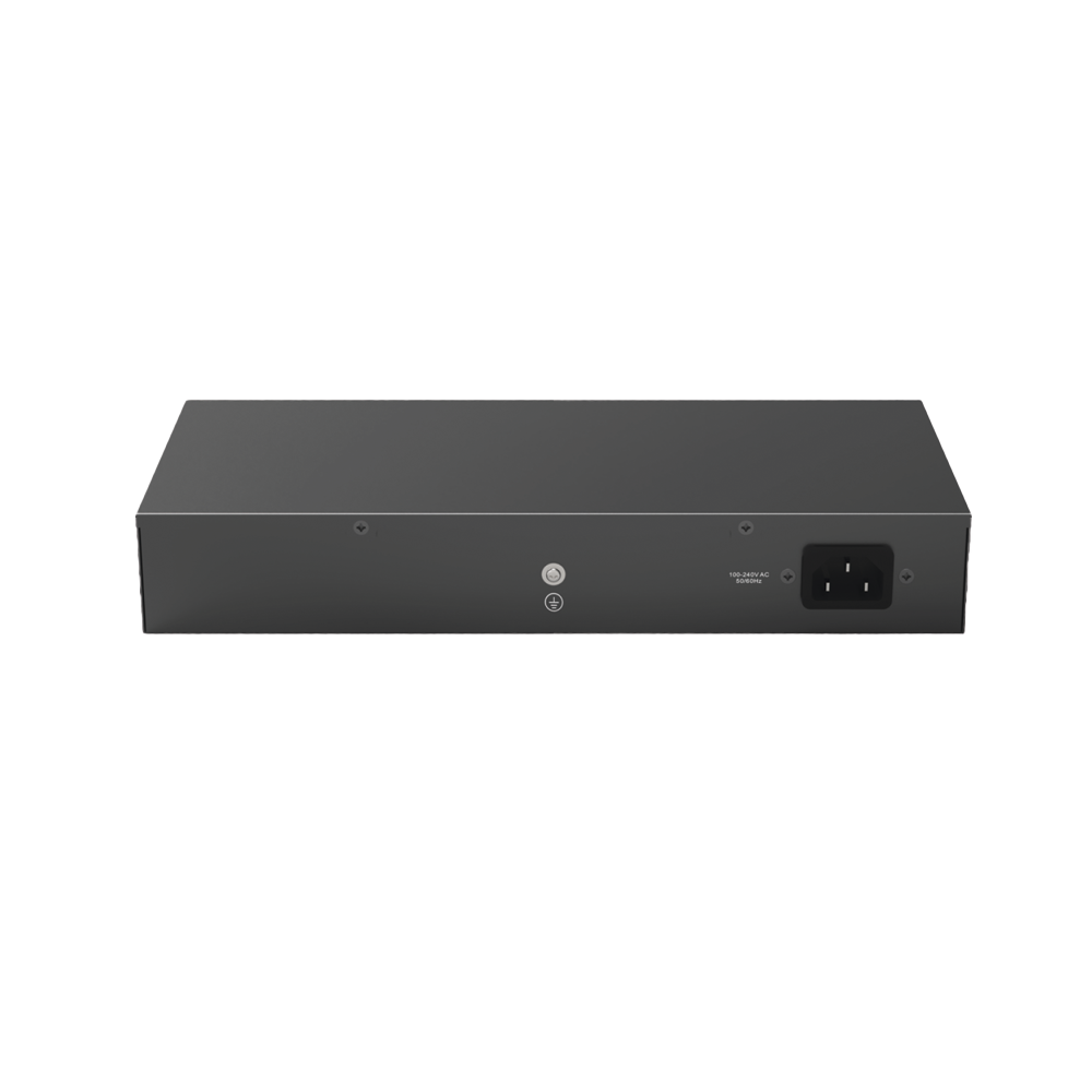 Switch no administrable, Visible en la Topología en la Nube, con 16 puertos Gigabit