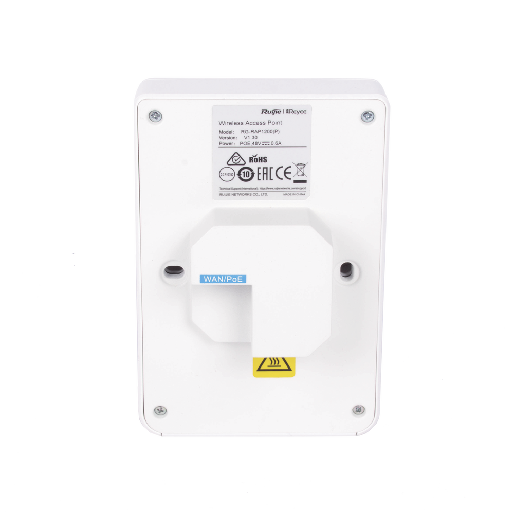 Punto de Acceso Wall Plate Wi-Fi 5 / 1267 Mbps Doble Banda / 802.11ac Wave 2 MU-MIMO 2x2 / 5 Puertos Gigabit / 1 Puerto PoE Out / Mesh / Beamforming / Gestión Cloud Gratuita
