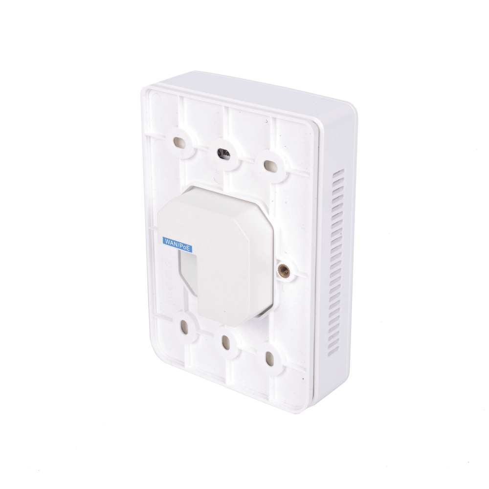 Punto de Acceso Wall Plate Wi-Fi 5 / 1267 Mbps Doble Banda / 802.11ac Wave 2 MU-MIMO 2x2 / 5 Puertos Gigabit / 1 Puerto PoE Out / Mesh / Beamforming / Gestión Cloud Gratuita