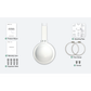 Punto de Acceso Mesh Wi-Fi 6 Exterior IP68, Wi-Fi 6 (802.11ax), 360 grados,  MU-MIMO2x2, hasta 256 clientes