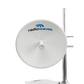 Antena Direccional de alto desempeño, Dimensiones (2 ft), Ganancia de 29 dBi, 4.9-6 GHz, Conectores N-hembra, Fácil instalación, Preensamblada, Montaje incluido