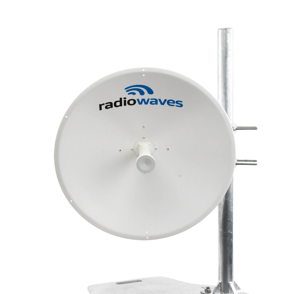 Antena Direccional de alto desempeño, Dimensiones (2 ft), Ganancia de 29 dBi, 4.9-6 GHz, Conectores N-hembra, Fácil instalación, Preensamblada, Montaje incluido