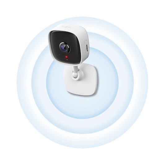 Cámara Wi-Fi para Hogar / 1080p Full HD / Visión Nocturna hasta 30 ft (9.1 m) / Ranura microSD hasta 128 GB / Audio Bidireccional / Modo Privacidad / Detección de Movimiento