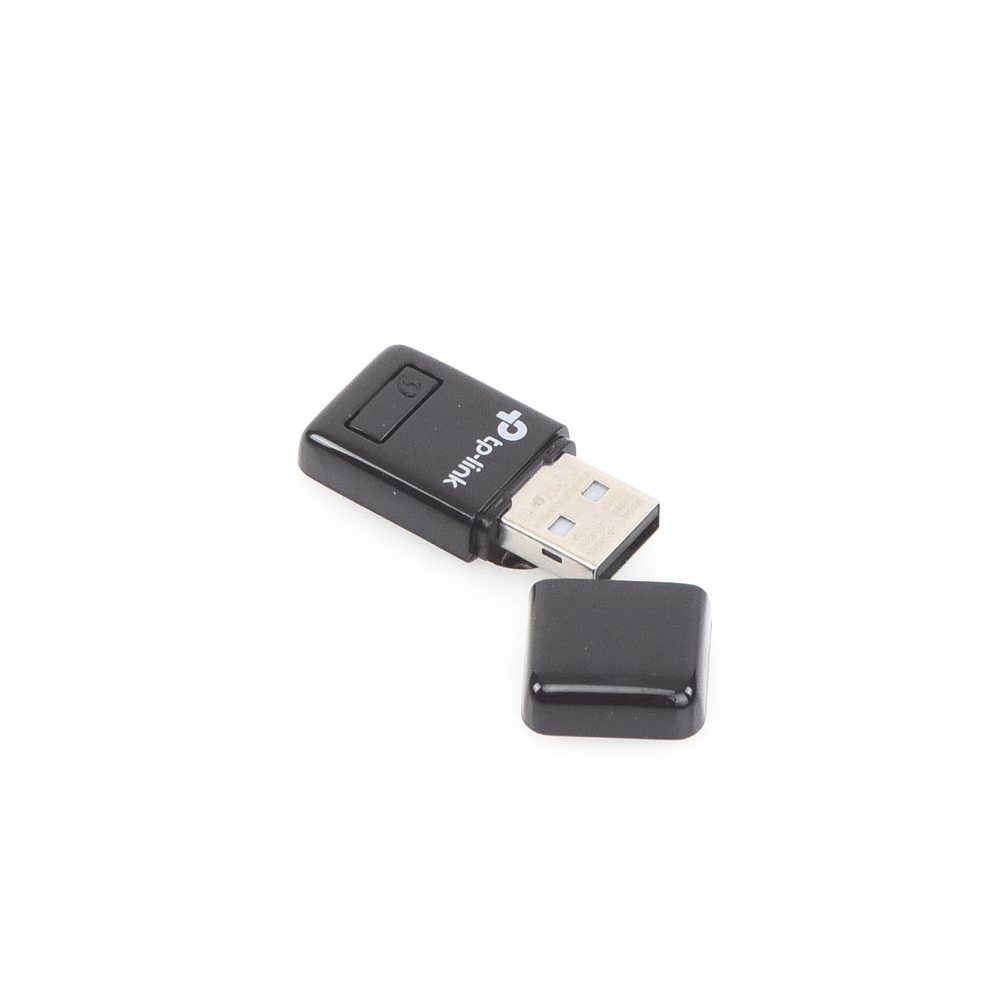 Mini Adaptador USB inalámbrico N 300 Mbps 2.4 GHz con 1 antena interna
