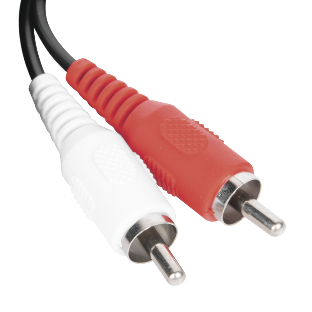 Cable RCA Macho a Macho de 1 Metro (3.28 Pies) de Longitud, para Aplicaciones de Audio y Video Optimizado para HD