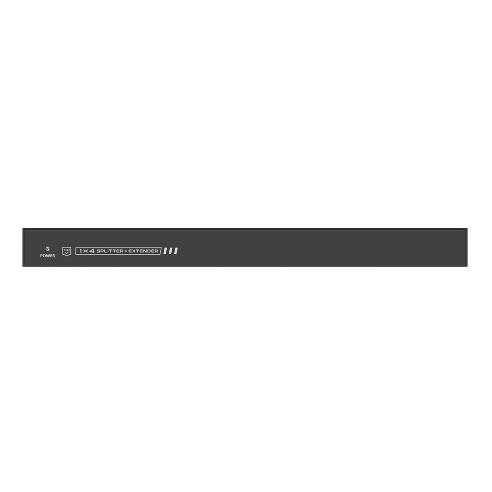 Kit Divisor y Extensor HDMI | 1x4 | Hasta 70 m |Resolución 4K @ 60 Hz |  Cat 6/6a/7 | IPCOLOR | CERO LATENCIA  | EDID | RS232 | Salida Loop / PoC