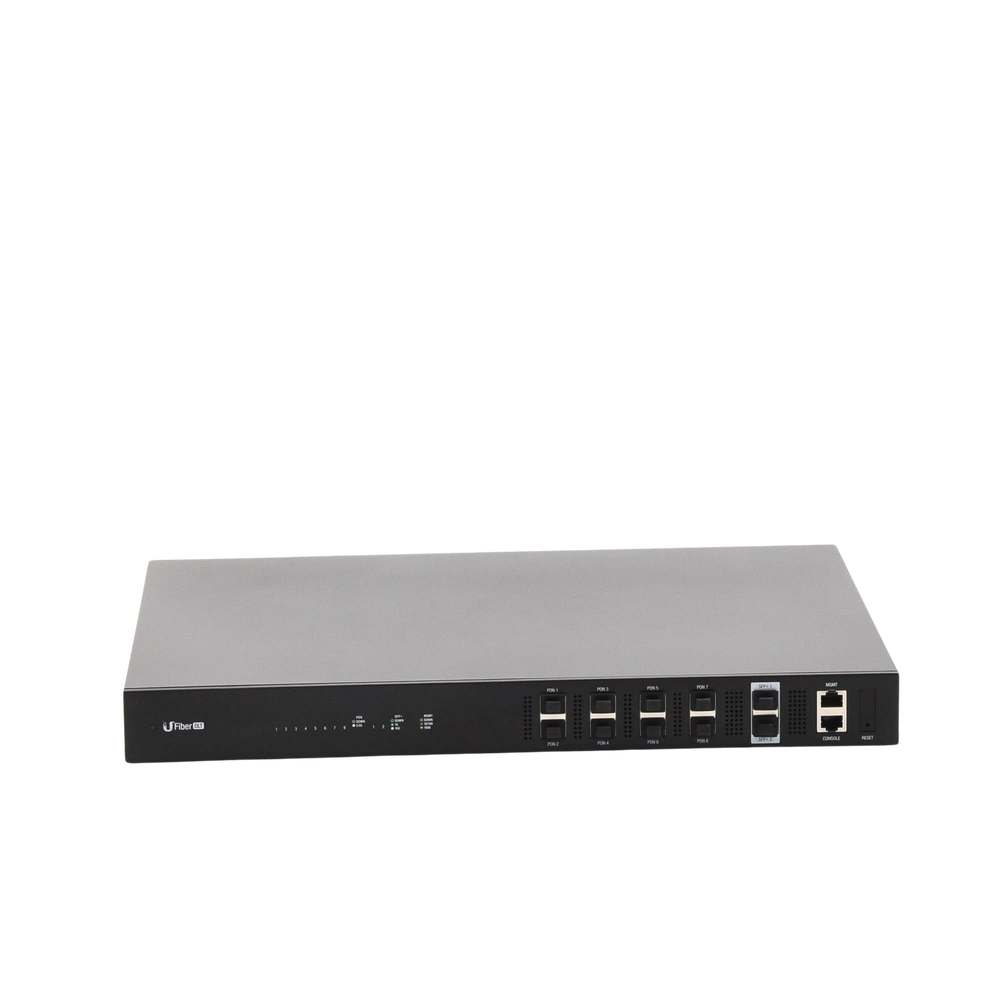 UFiber GPON OLT, Terminal de línea óptica hasta 1024 ONUs concurrentes, con 8 puertos SFP GPON + 2 puertos SFP+ 10 G