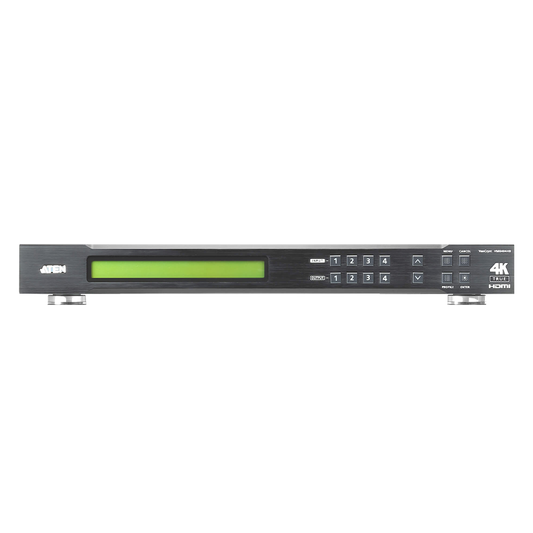 Switch Matricial | 4x4 | True 4K |  4096x2160 / 384 x2160 a 60 Hz  | HDR 4:4:4 | HDCP 2.2 | Diferentes Métodos de Control | EDID Expert™