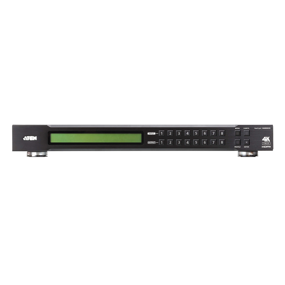 Conmutador de Matrix | HDMI 8 x 8 True 4K | Compatible con TAA