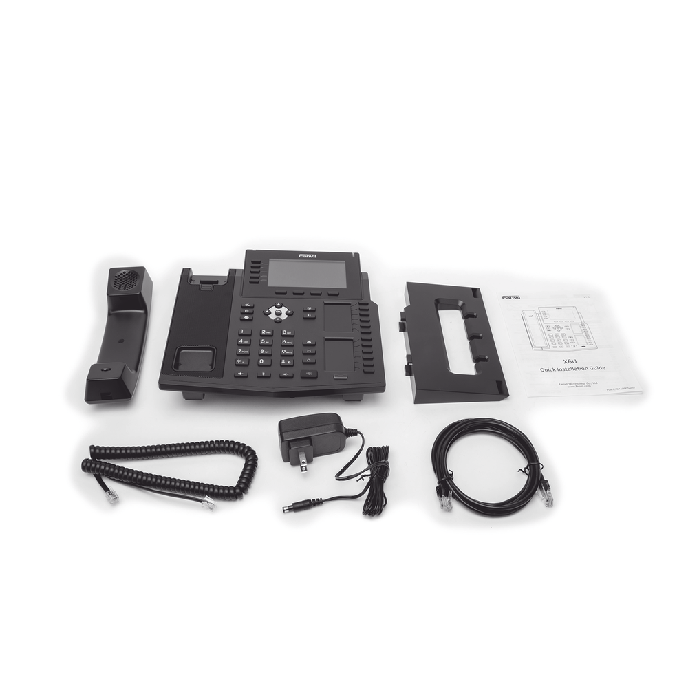 Teléfono IP Empresarial con Estándares Europeos, 20 lineas SIP con pantalla LCD a color, 60 teclas DSS/BLF, puertos Gigabit, IPv6, Opus , PoE/DC