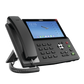 Teléfono IP  Android Empresarial para 20 lineas SIP, pantalla táctil, Wi-Fi y Bluetooth, PoE, hasta 112 botones DSS, puertos Gigabit, soporta recepción de video.