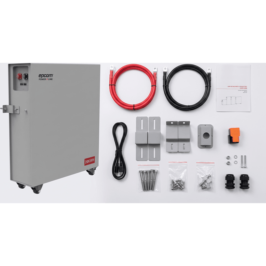 Batería de Litio Hierro Fosfato (LiFePO4) de 20 kWh, 51.2 Vcc, 392 Ah, Outdoor, Instalación en piso