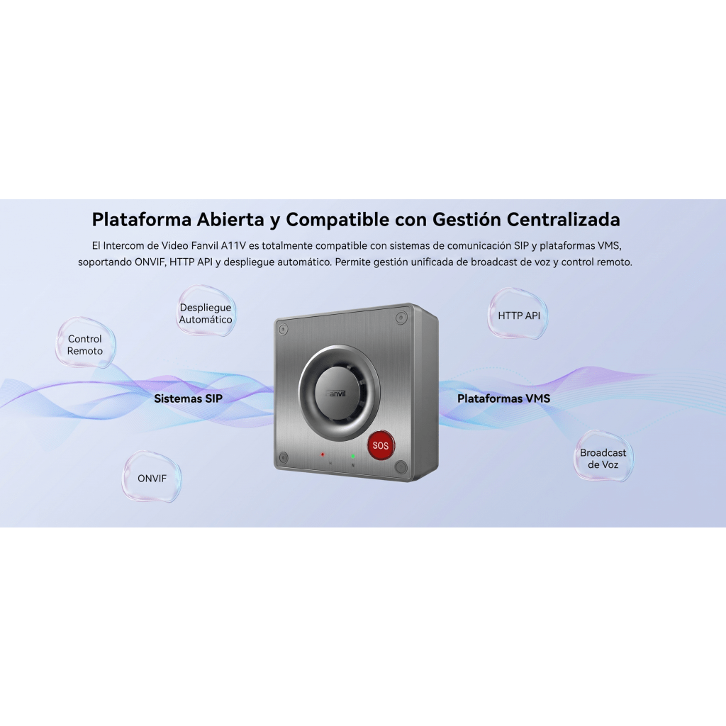 Video Intercom IP para Exterior / Cámara 4 Megapixel (1080p) / HDR e Iluminación IR / Altavoz 5W y Doble Micrófono con Reducción de Ruido / Panel Acero Inoxidable y Cuerpo Aluminio / IP66 e IK10 / PoE+ / 2 Líneas SIP