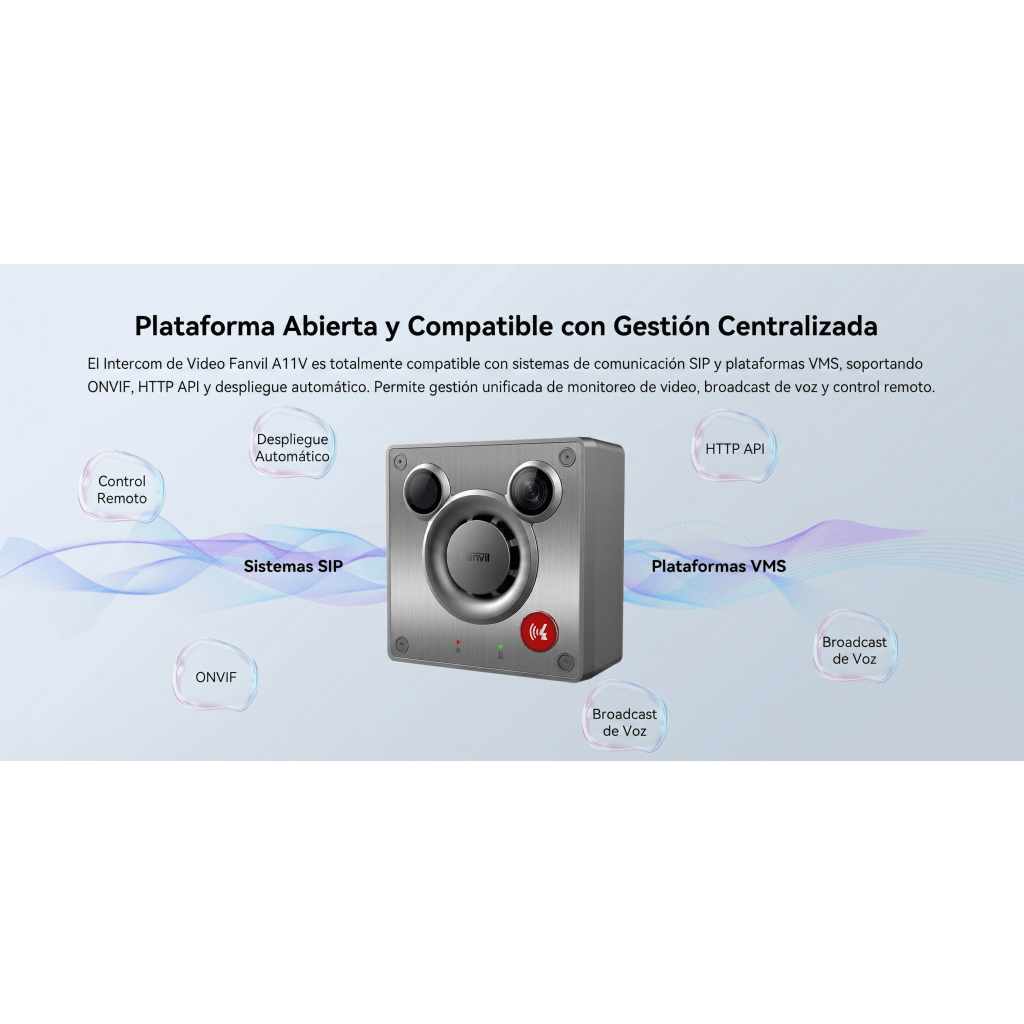 Video Intercom IP para Exterior / Cámara 4 Megapixel (1080p) / HDR e Iluminación IR / Altavoz 5W y Doble Micrófono con Reducción de Ruido / Panel Acero Inoxidable y Cuerpo Aluminio / IP66 e IK10 / PoE+ / 2 Líneas SIP