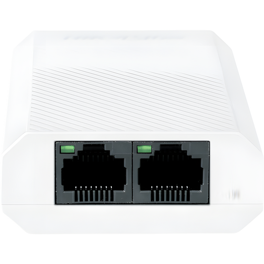 Extensor PoE+ (30 Watts Entrada) / 1000 Mbps con 2 Salidas PoE+ (30 Watts Totales de Salida) / Uso Interior / Podemos Alimentar 2 Cámaras IP