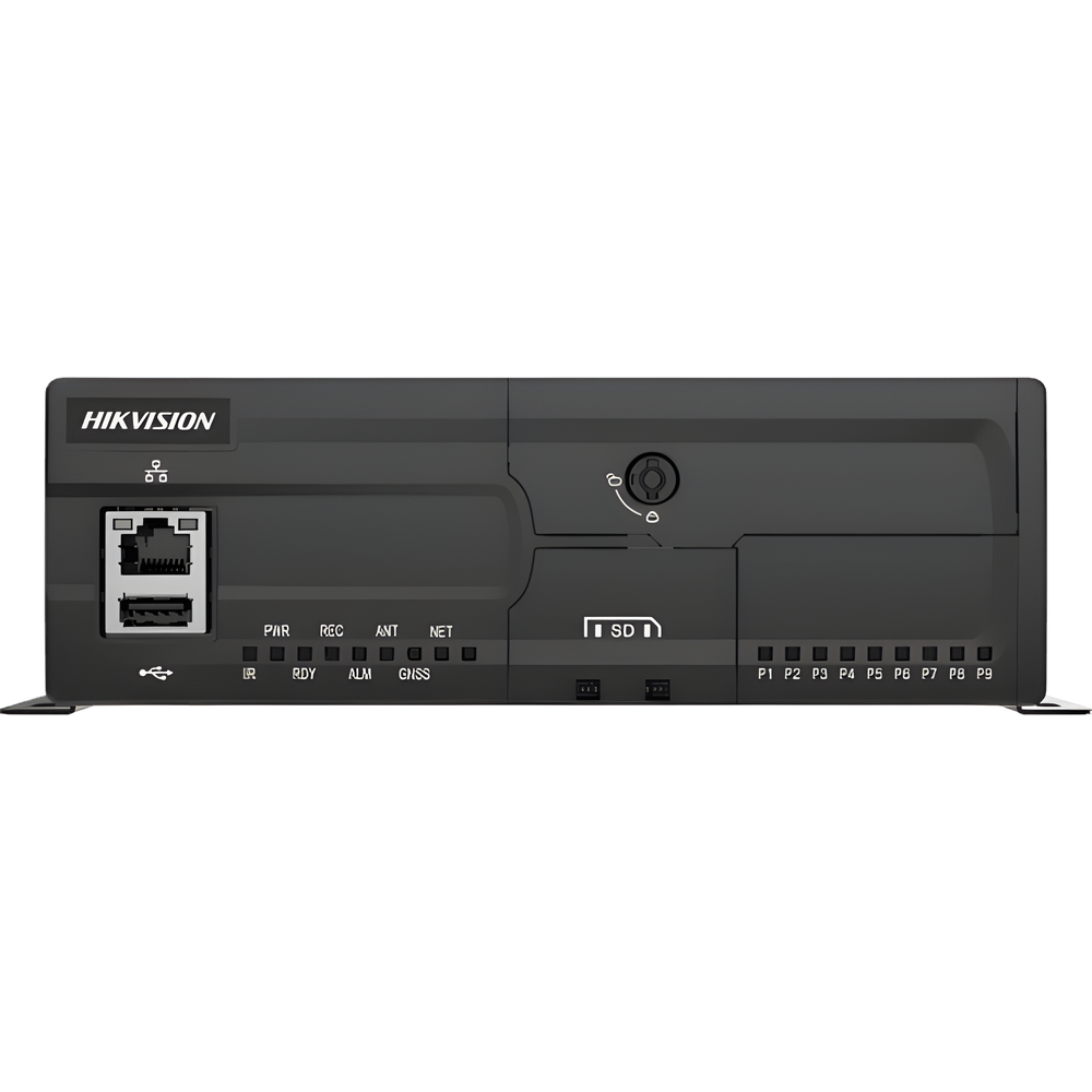 NVR Móvil de 8 Canales de 2 Megapixel / 8 Puertos PoE / 1 Bahía de Disco Duro / Incluye Modulo GPS