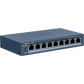 Switch PoE+ / Monitoreable / 8 Puertos 10/100 Mbps PoE+ / 1 Puerto 1000 Mbps Uplink /  Configuración Nube Hik-Partner Pro / Modo Extendido hasta 300 metros / 60 W