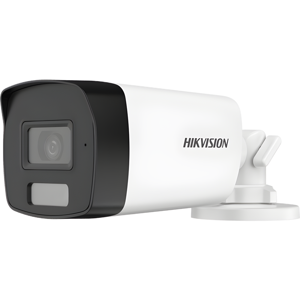 [Dual Light + ColorVu] Bala TURBOHD 3K (5 Megapixel) / Lente 2.8 mm / 40 mts IR + 40 mts Luz Blanca  / Gran Angular 104.5° / Exterior IP67 / Micrófono Integrado / dWDR / 4 Tecnologías