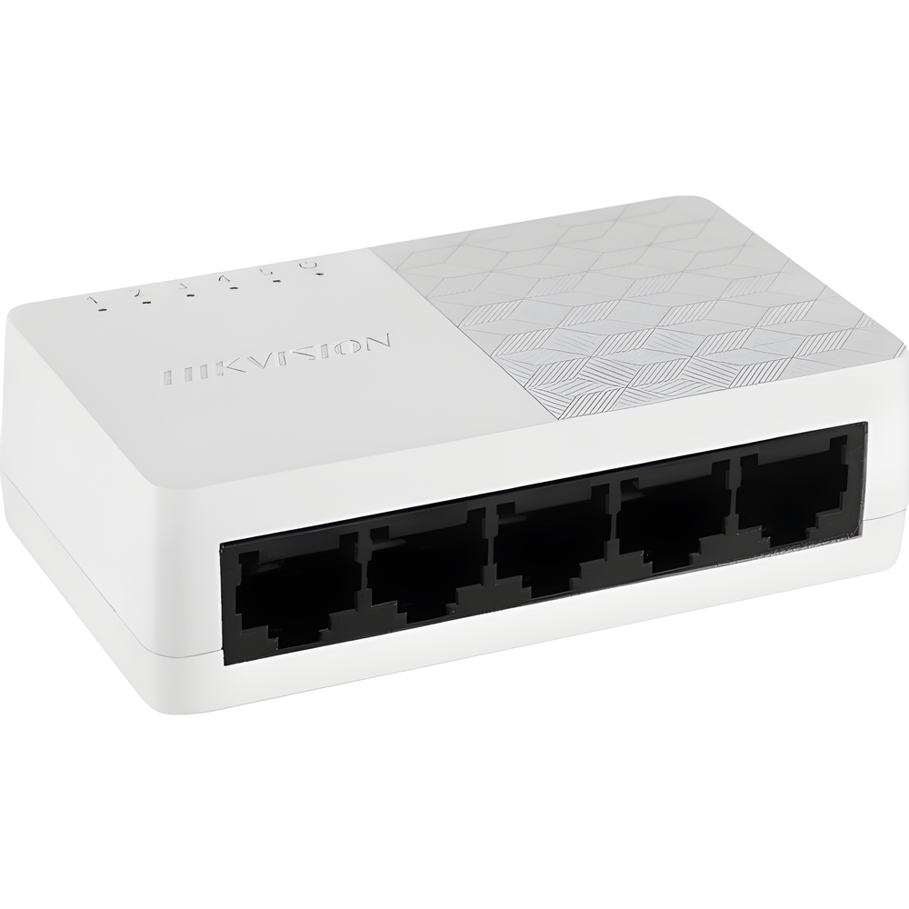 Switch Gigabit / No Administrable de Escritorio con 5 puertos 10 / 100 / 1000 Mbps / Diseño Compacto y Estético
