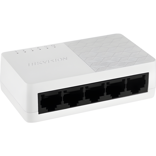 Switch Gigabit / No Administrable de Escritorio con 5 puertos 10 / 100 / 1000 Mbps / Diseño Compacto y Estético