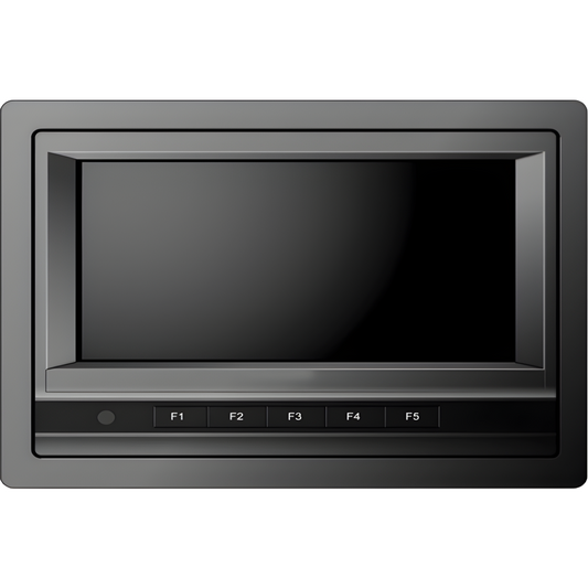 Monitor Táctil (Touch) y Botones de 7" LCD /  Compatible con DVR Móvil HIKVISION / Conector Tipo Aviación
