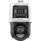 [TandemVu] Domo PTZ IP 4 Megapixel + Cámara Fija 4 Megapixel / 15X Zoom / 100 mts IR + 30 mts Luz Blanca / IP67 / ACUSENSE / PoE+ / 2 Micrófonos Integrados y Bocina / Alerta Audible y Luz Estroboscopica / Alarmas I/O / DARKFIGHTER / Micro SD