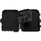 Cierre de Empalme para 24 fusiones de fibra óptica, Interior/Exterior, con 8 acopladores SC/APC y splitter 1x8 SC/APC Incluido, IP65, 3 Puertos para Fibra Troncal o Distribución