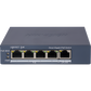Switch Gigabit PoE+ / Administrable / 4 Puertos 1000 Mbps PoE+ / 1 Puerto 1000 Mbps Uplink / Configuración Nube Hik-PartnerPro / Modo Extendido hasta 300 Metros / 60 Watts