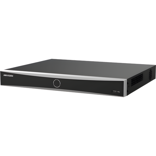 [AcuSearch] NVR 12 Megapixel (4K) / 16 Canales IP / 16 Puertos PoE+ (10/100 Mbps) / Reconocimiento Facial / AcuSense / 2 Bahías para HDD de 16 TB / HDMI 4K / Alarmas I/O