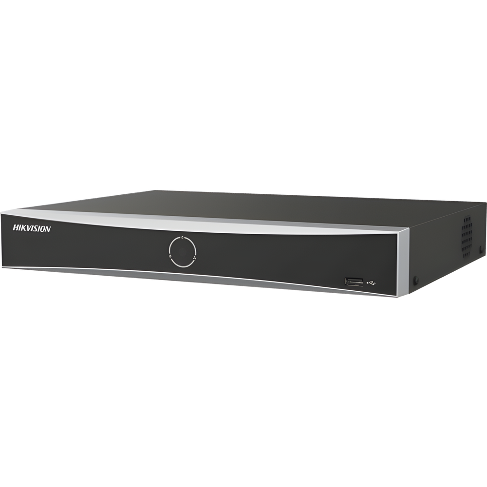 [Acusearch] NVR 12 Megapíxel (4K) / 4 canales IP / 4 Puertos PoE+ / Reconocimiento Facial / AcuSense (Evita Falsas Alarmas) / 1 Bahías de Disco Duro / HDMI en 4K / 300 Metros PoE Modo Extendido