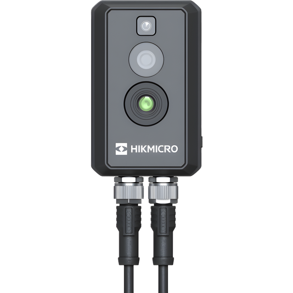 (HIKMICRO) Cubo IP Bi-Espectral / Térmica (256 X 192 / 2.1 mm) + Óptica (4 MP / 1.4 mm) / Rango: -20°C a 550°C / ±2°C Margen / PoE / IP67 / Ideal para Sites o Lugares Pequeños