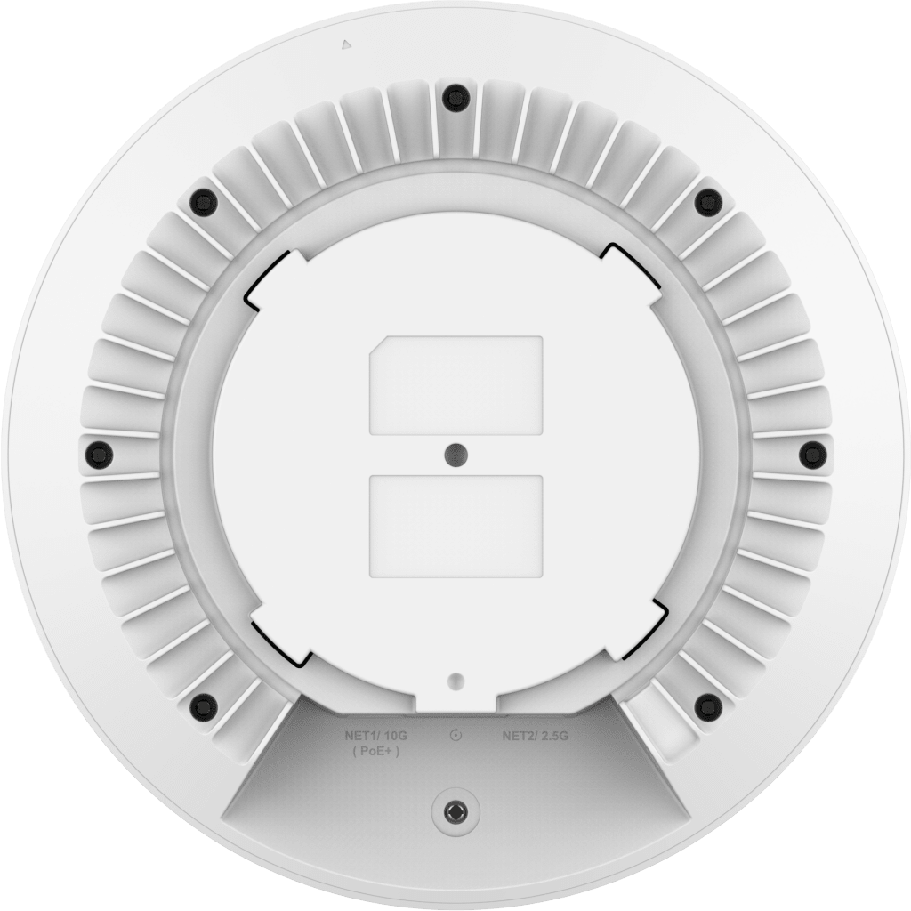 Punto de Acceso Wi-Fi 7 Empresarial BE21000 / Throughput 21 Gbps Inalámbrico / MU-MIMO 4x4:4 (5GHz y 6GHz) / 768 Clientes Simultáneos / Puerto 10G PoE++ y 2.5G / MLO - 4096 QAM - Multi-RU / Gestión Integrada 50 APs / BLE 5.3 / Cobertu