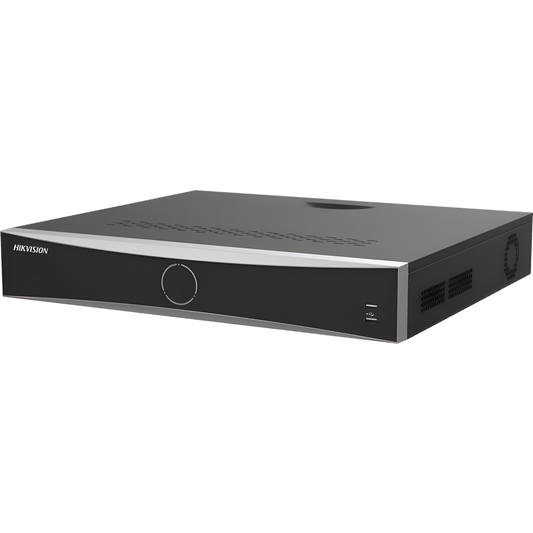 [Acusearch] NVR 12 Megapixel (4K) / 16 canales IP / AcuSense (Evita Falsas Alarmas) / Reconocimiento Facial /  4 Bahías de Disco Duro /  HDMI en 4K / Alarmas I/O