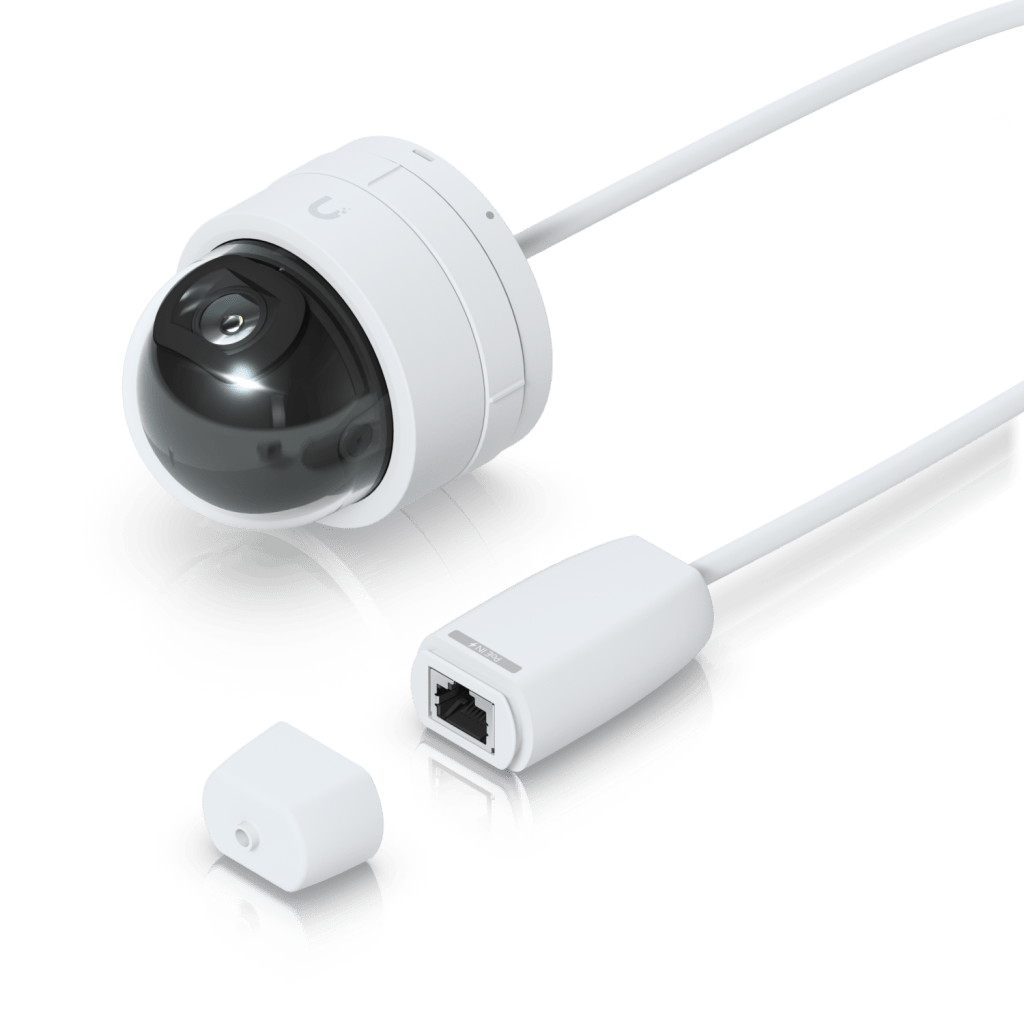 Cámara IP UniFi G5 Domo Ultra, de bajo perfil para interior, 2K (4MPX), ángulo amplio 102.4°, visión nocturna IR hasta 20 mts, detección de eventos, para pared o techo