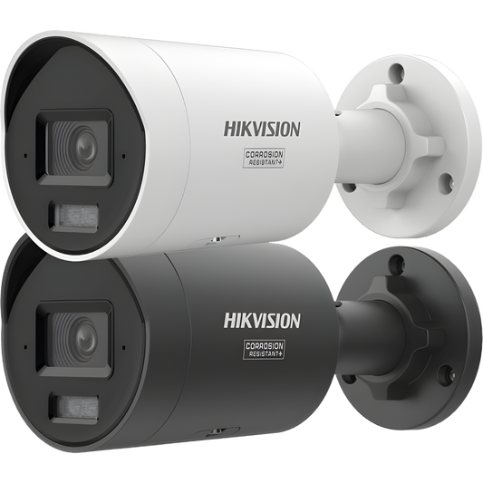 [Dual Light + ColorVu 3.0 + HikAI] Bala IP 6 Megapixel / Lente 2.8 mm / 40 mts IR + Luz Blanca / 2 Microfonos Integrados / Exterior IP67 / WDR 130 dB / ACUSENSE 3.0 / Metal / NEMA 4X / ACUSEEK