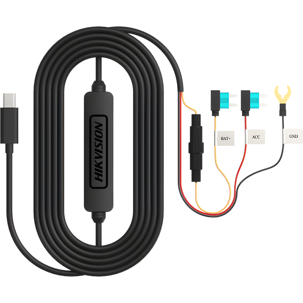 Adaptador Buck DC-DC / Entrada 12-24V DC / Salida 5V miniUSB / Protección Baja Tensión 11.3V / Cable 3.4 m (11.2 ft)