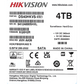 Disco Duro Enterprise 3.5" 4 TB / Hikvision / 7200 RPM / SATA / Alto Rendimiento / Recomendado para NVRs HIKVISION