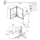 Gabinete de Acero Inoxidable 304L ASR IP66 300x200x150 mm (11.8 x 7.9 x 5.9 in) / 2 Cerraduras / Montaje Placa 2 mm
