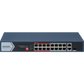 Switch PoE+ / No Administrable / 16 Puertos 10/100 Mbps PoE+ / 2 Puertos 1000 Mbps Uplink / 1 Puerto SFP Uplink / Modo Extendido hasta 300 Metros / 130 W