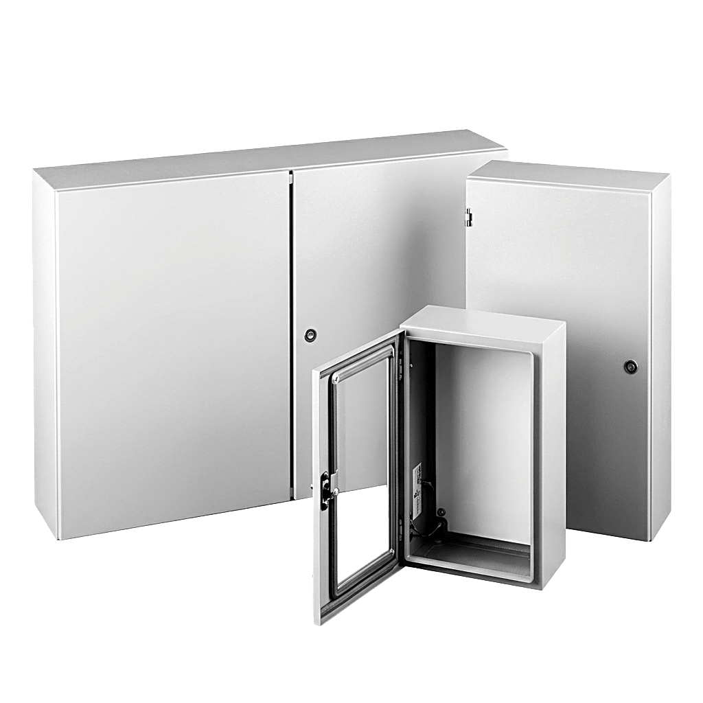 Gabinete Industrial de Puerta Sencilla  30 x 24 x 8 pulgadas (762 x 610 x 203 mm) / Acero Gris / IP66 / NEMA 4,12,13 / cUL Listed