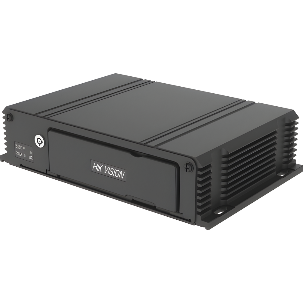 DVR Móvil 2 Megapixel (1080p) / 4 Canales TURBOHD / IA Integrada ADAS + DSM + BSD / 4G + GPS / Dual SD 512 GB / Sensor G / Alarmas I/O / 9-32 Vcc