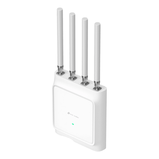 Access Point Wi-Fi 6 Exterior AX3600 / 3.6 Gbps Velocidad Total / 4x4 MU-MIMO / IP68 / Protección Rayos 6 kV / Gestión Cloud Omada / -40°C a +70°C / Alta Densidad de Usuarios