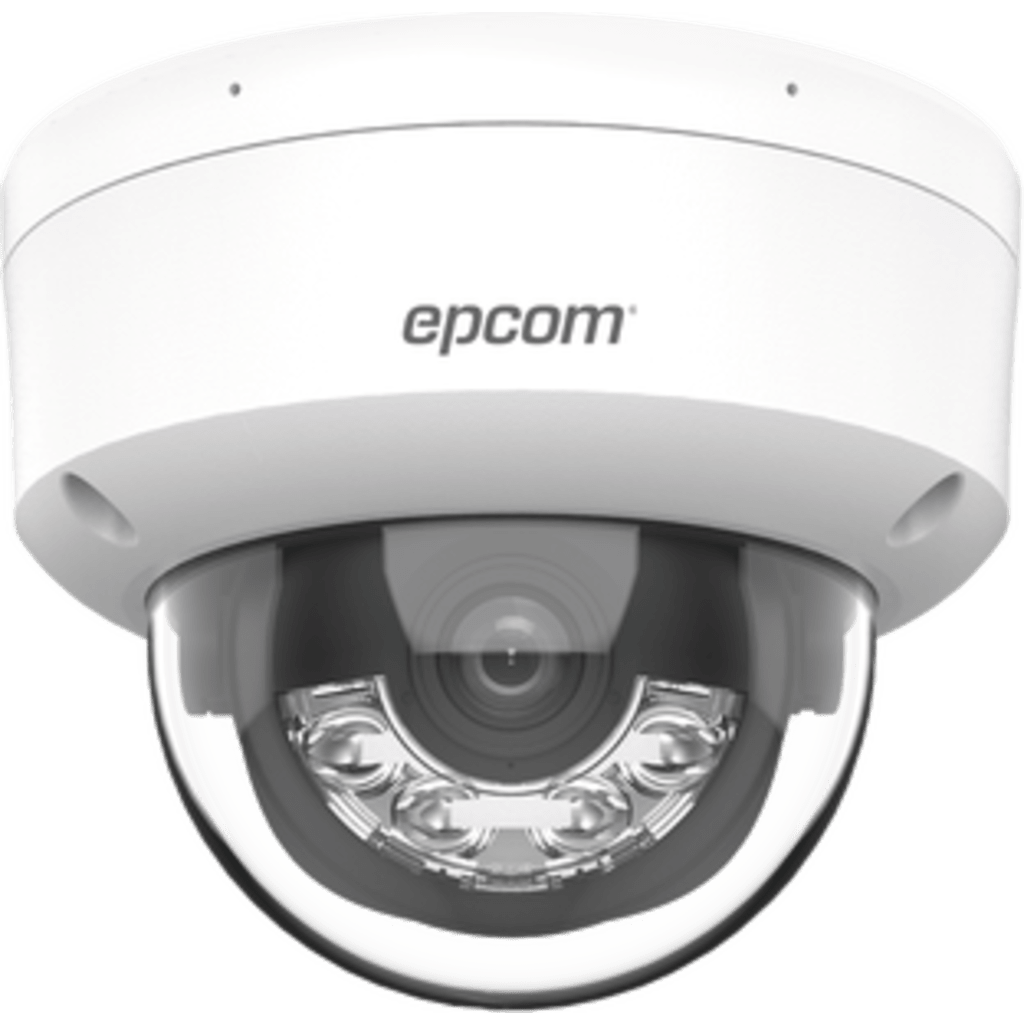 Domo IP 4 Megapixel / Lente 2.8 mm / 30 mts IR / WDR 120 dB / Exterior IP67 / Hik-Connect P2P / H.265+ / PoE / ONVIF