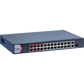 Switch Gigabit PoE+ / Monitoreable / 24 Puertos 1000 Mbps PoE+ / 1 Puerto 1000 Mbps de Uplink / 1 Puerto SFP /  Configuración Nube desde Hik-PartnerPro / Modo Extendido hasta 300 Metros / 230 Watts