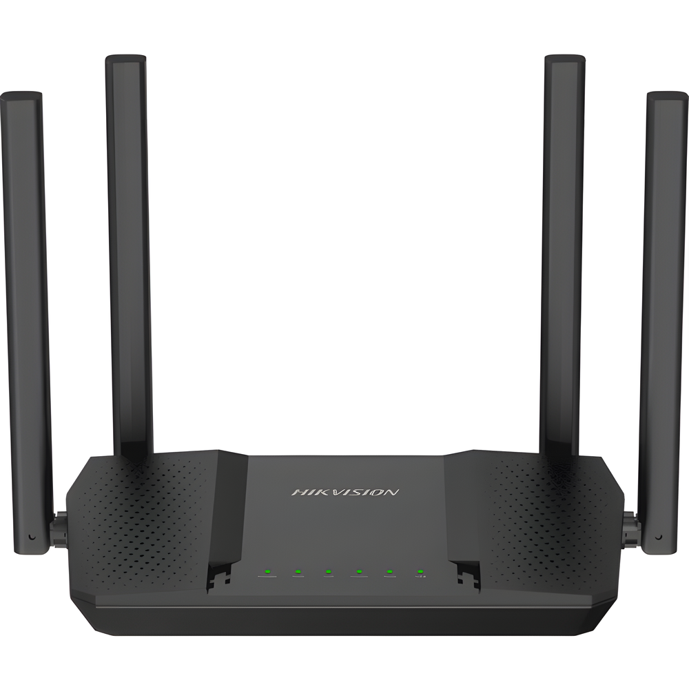 Router Inalámbrico WISP Gigabit / Hasta 1200 Mbps / Doble Banda AC (2.4 GHz y 5 GHz) / 3 Puertos LAN 10/100/1000 Mbps + 1 Puerto WAN 10/100/1000 Mbps /  4 Antenas Externas Omnidireccional de 5 dBi / Interior