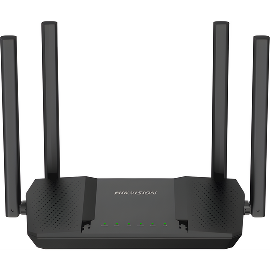 Router Inalámbrico WISP Gigabit / Hasta 1200 Mbps / Doble Banda AC (2.4 GHz y 5 GHz) / 3 Puertos LAN 10/100/1000 Mbps + 1 Puerto WAN 10/100/1000 Mbps /  4 Antenas Externas Omnidireccional de 5 dBi / Interior